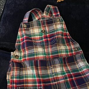 Ralph Lauren Plaid Kids One Piece - Red, Green, Blue